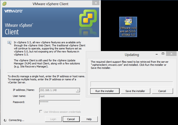 vmware vsphere 5.5 client download